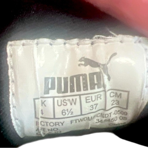 Puma limited edition Pink and Gold  Sneakers with Color Blocking Design - Picture 3 of 9